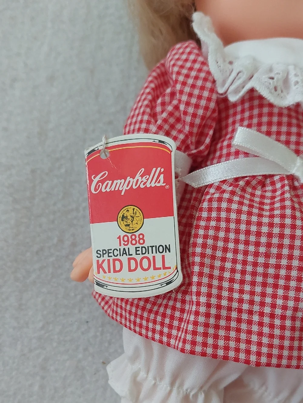 Vintage 1998 CAMPBELL'S SOUP Kid Special Edition Doll NWT